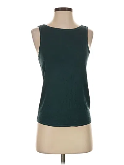 Pre-owned Zyia Active Sleeveless T-shirt In Green