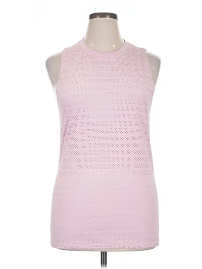 Pre-owned Zyia Active Sleeveless T-shirt In Pink