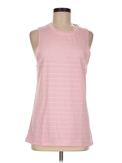 Pre-owned Zyia Active Sleeveless T-shirt In Pink
