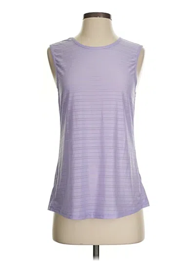 Pre-owned Zyia Active Sleeveless T-shirt In Purple