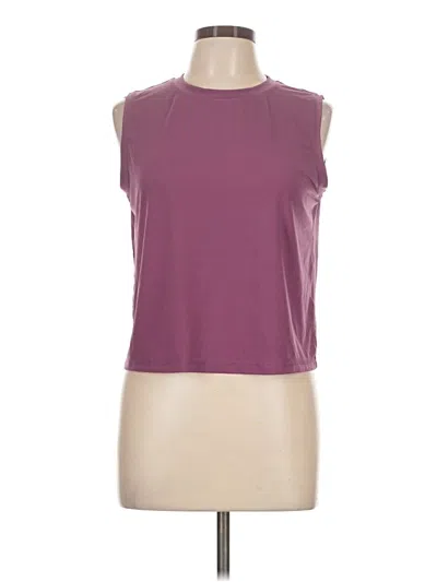 Pre-owned Zyia Active Sleeveless T-shirt In Purple