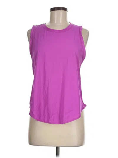 Pre-owned Zyia Active Sleeveless T-shirt In Purple