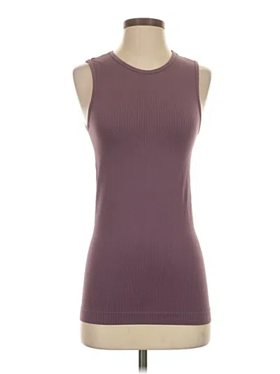 Pre-owned Zyia Active Sleeveless T-shirt In Purple