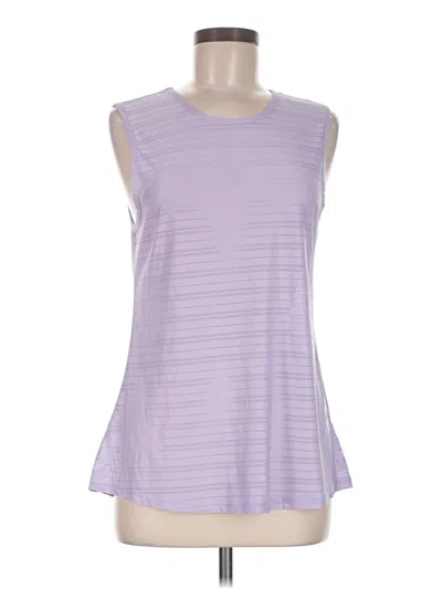 Pre-owned Zyia Active Sleeveless T-shirt In Purple