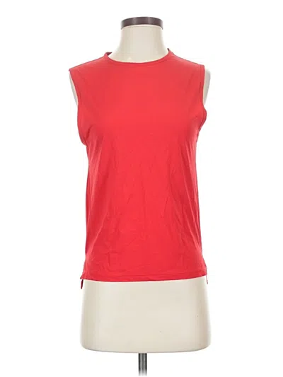 Pre-owned Zyia Active Sleeveless T-shirt In Red