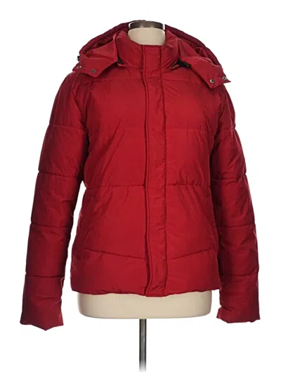 Pre-owned Zyia Active Snow Jacket In Red