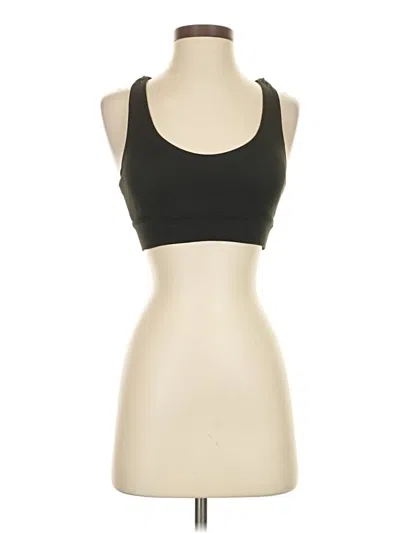Pre-owned Zyia Active Sports Bra In Black