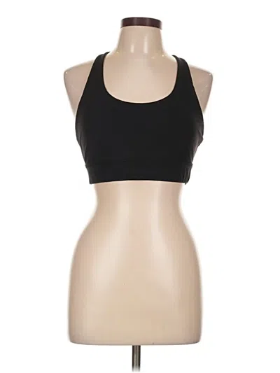 Pre-owned Zyia Active Sports Bra In Black