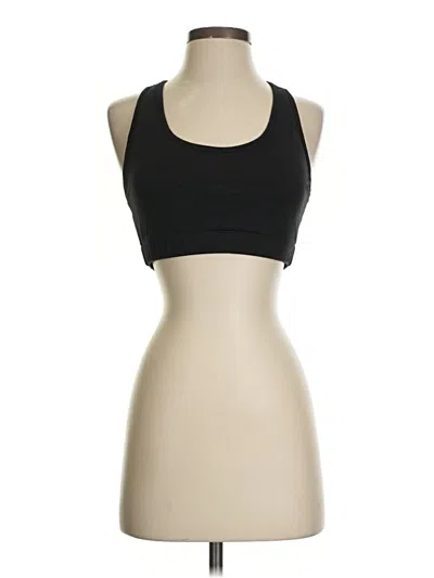 Pre-owned Zyia Active Sports Bra In Black