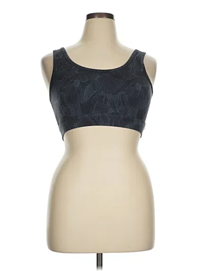 Pre-owned Zyia Active Sports Bra In Black