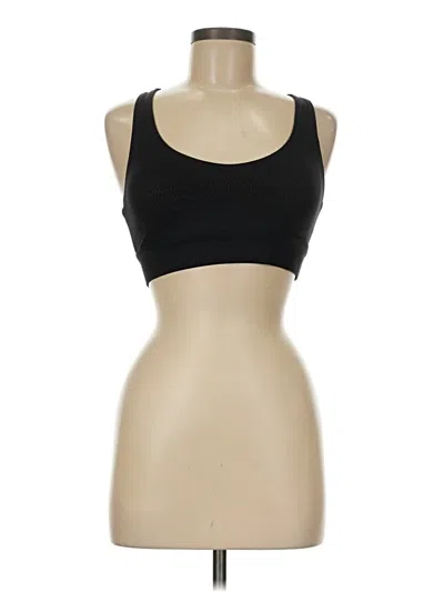 Pre-owned Zyia Active Sports Bra In Black