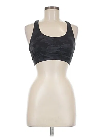 Pre-owned Zyia Active Sports Bra In Black