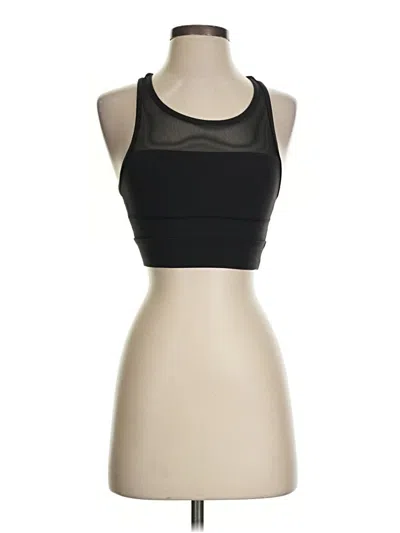 Pre-owned Zyia Active Sports Bra In Black