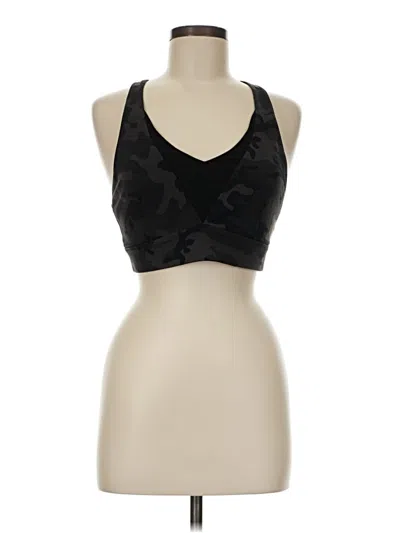 Pre-owned Zyia Active Sports Bra In Black