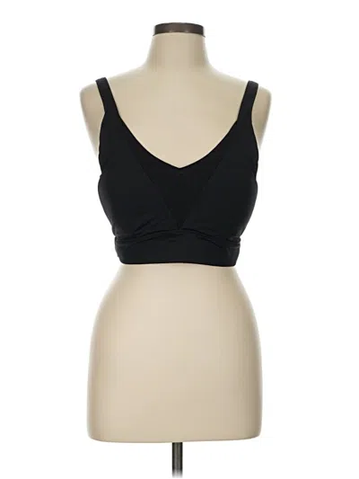 Pre-owned Zyia Active Sports Bra In Black