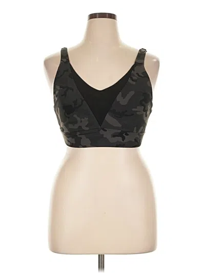Pre-owned Zyia Active Sports Bra In Black