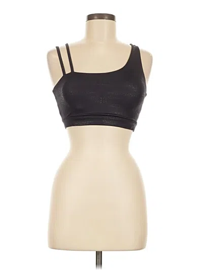 Pre-owned Zyia Active Sports Bra In Black