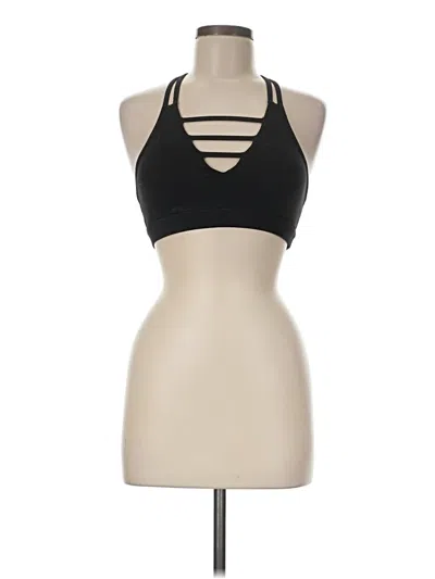Pre-owned Zyia Active Sports Bra In Black