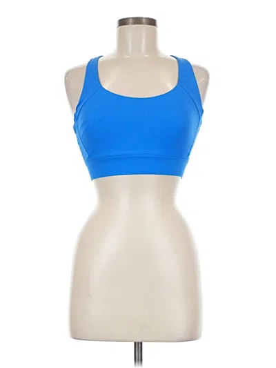 Pre-owned Zyia Active Sports Bra In Blue