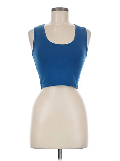 Pre-owned Zyia Active Sports Bra In Blue