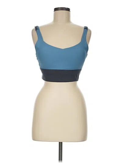 Pre-owned Zyia Active Sports Bra In Blue