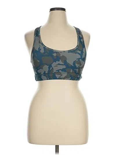 Pre-owned Zyia Active Sports Bra In Blue