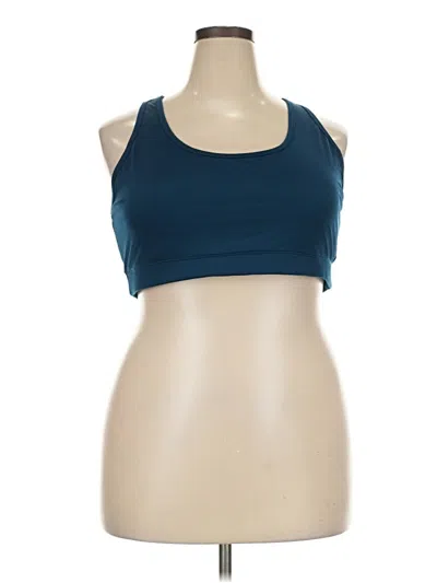 Pre-owned Zyia Active Sports Bra In Blue