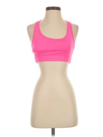 Pre-owned Zyia Active Sports Bra In Pink