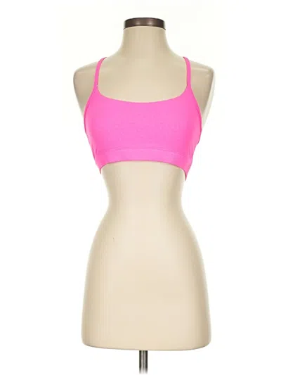 Pre-owned Zyia Active Sports Bra In Pink