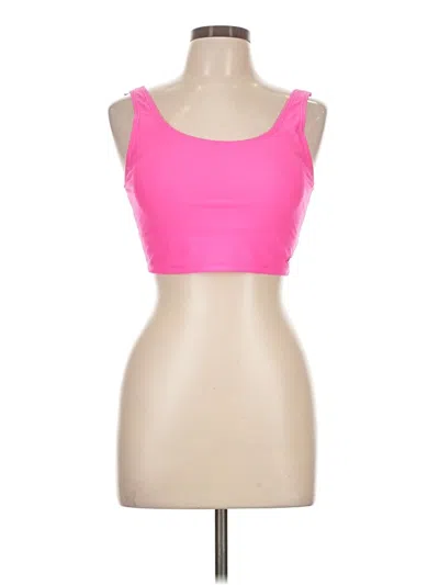 Pre-owned Zyia Active Sports Bra In Pink