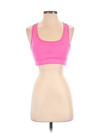 Pre-owned Zyia Active Sports Bra In Pink