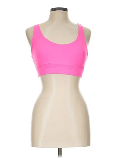 Pre-owned Zyia Active Sports Bra In Pink