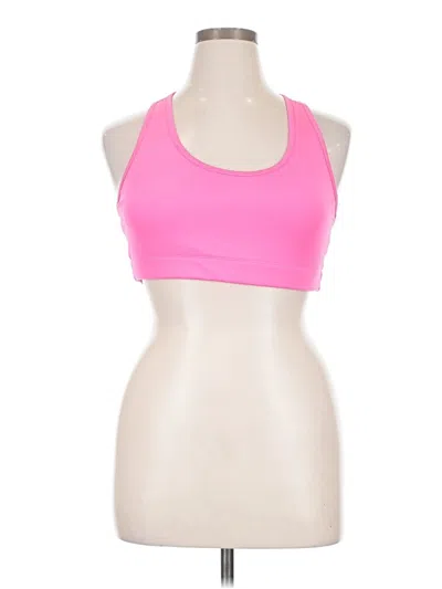 Pre-owned Zyia Active Sports Bra In Pink
