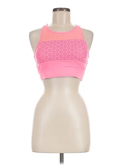 Pre-owned Zyia Active Sports Bra In Pink
