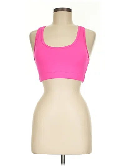 Pre-owned Zyia Active Sports Bra In Pink