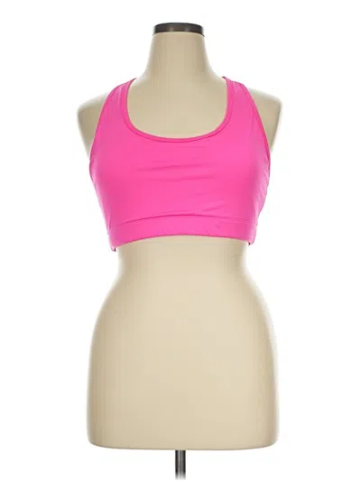 Pre-owned Zyia Active Sports Bra In Pink