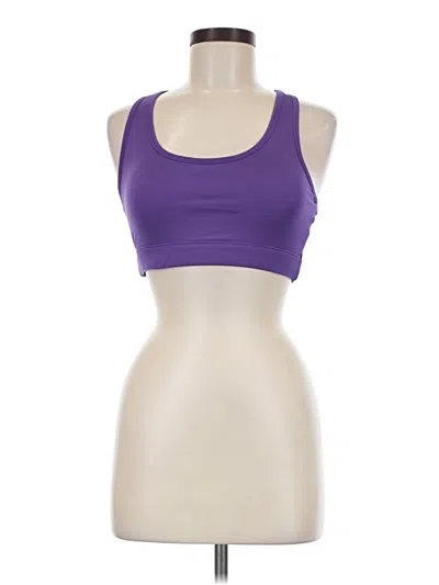 Pre-owned Zyia Active Sports Bra In Purple