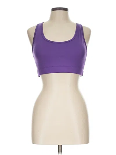 Pre-owned Zyia Active Sports Bra In Purple