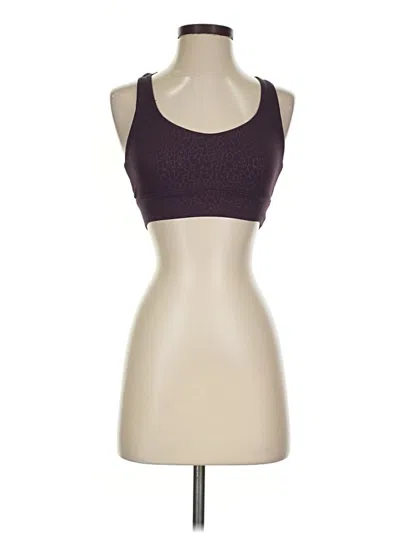 Pre-owned Zyia Active Sports Bra In Purple