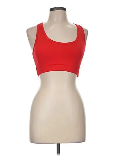 Pre-owned Zyia Active Sports Bra In Red