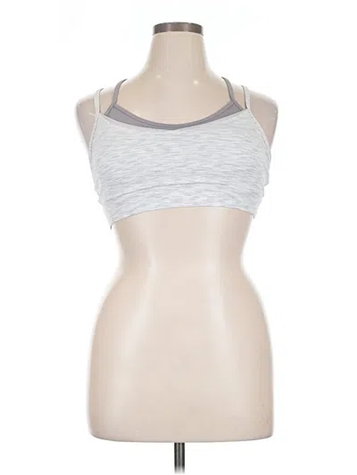 Pre-owned Zyia Active Sports Bra In Silver