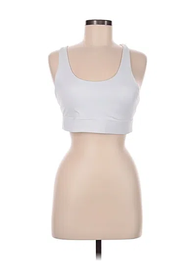 Pre-owned Zyia Active Sports Bra In White