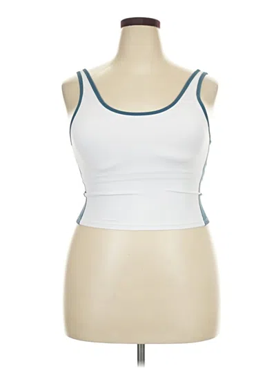 Pre-owned Zyia Active Sports Bra In White