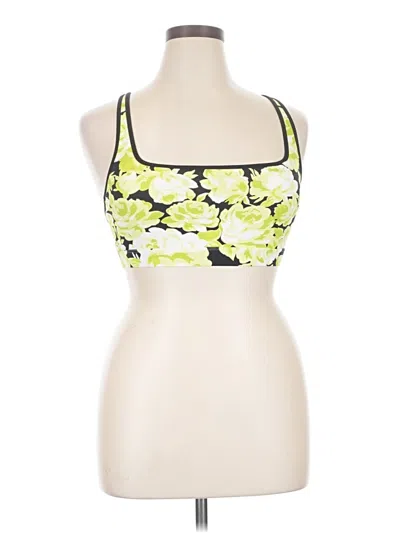 Pre-owned Zyia Active Sports Bra In Yellow