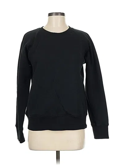 Pre-owned Zyia Active Sweatshirt In Black