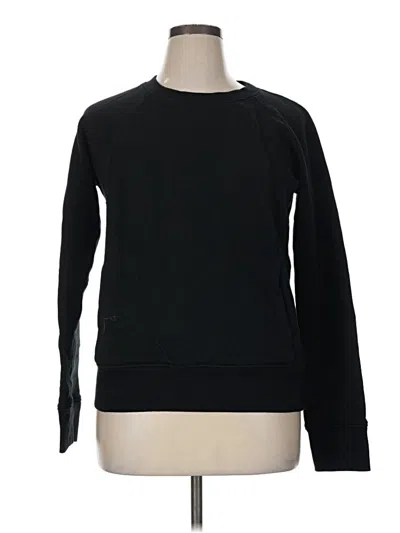 Pre-owned Zyia Active Sweatshirt In Black