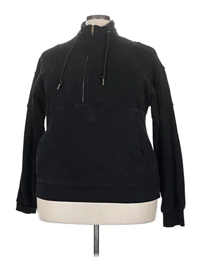 Pre-owned Zyia Active Sweatshirt In Black