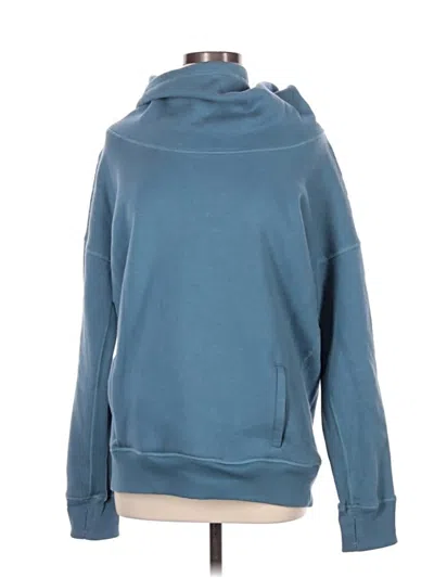 Pre-owned Zyia Active Sweatshirt In Blue