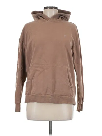 Pre-owned Zyia Active Sweatshirt In Brown