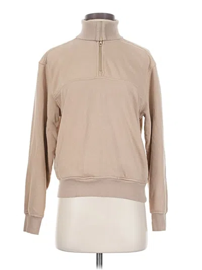 Pre-owned Zyia Active Sweatshirt In Brown